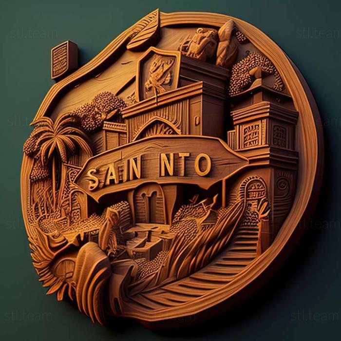 3D модель Гра Gangstar Rio City of Saints (STL)
